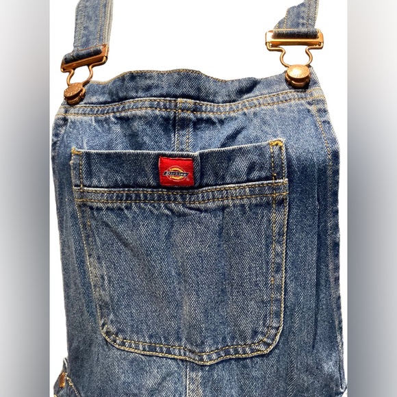 Dickies Women’s Distressed Skirt Overalls, XL - Picture 8 of 11